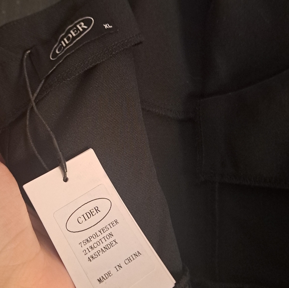 NWT Cider Black Widow Flared Jumpsuit - Picture 5 of 6